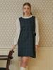 Illustrious Illusion Green Check Pleated Dress