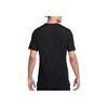 Nike Logo Letter Print Pattern Crew Neck Fitted Short Sleeve T-Shirt Men T-Shirts Black FV8390-010