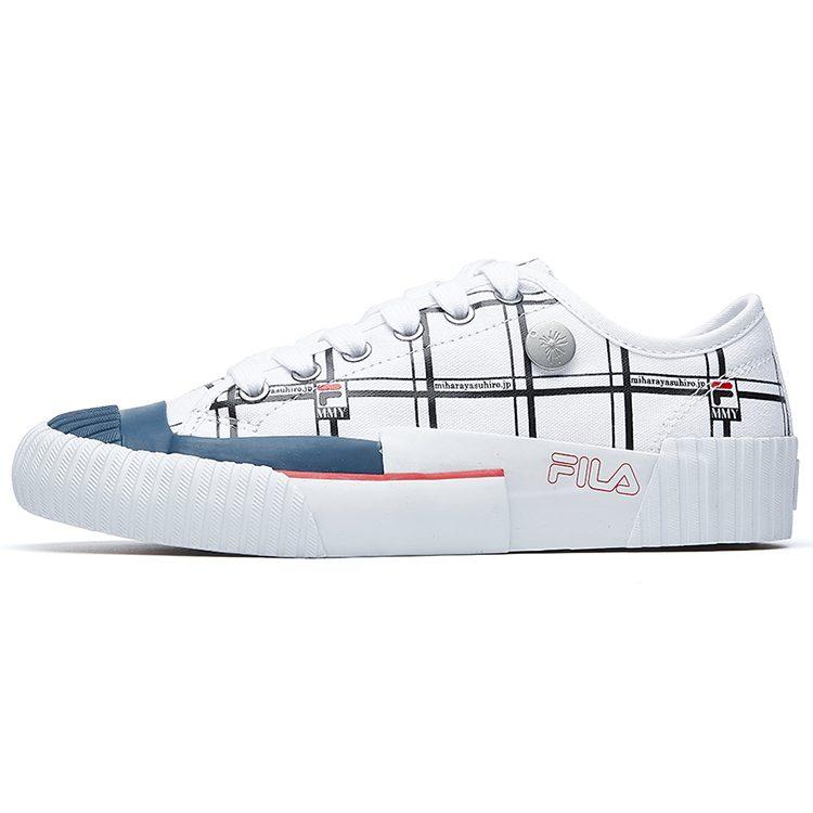 MIHARA YASUHIRO X FILA Carve Low Top Canvas Shoes Women's F12W034425FWB