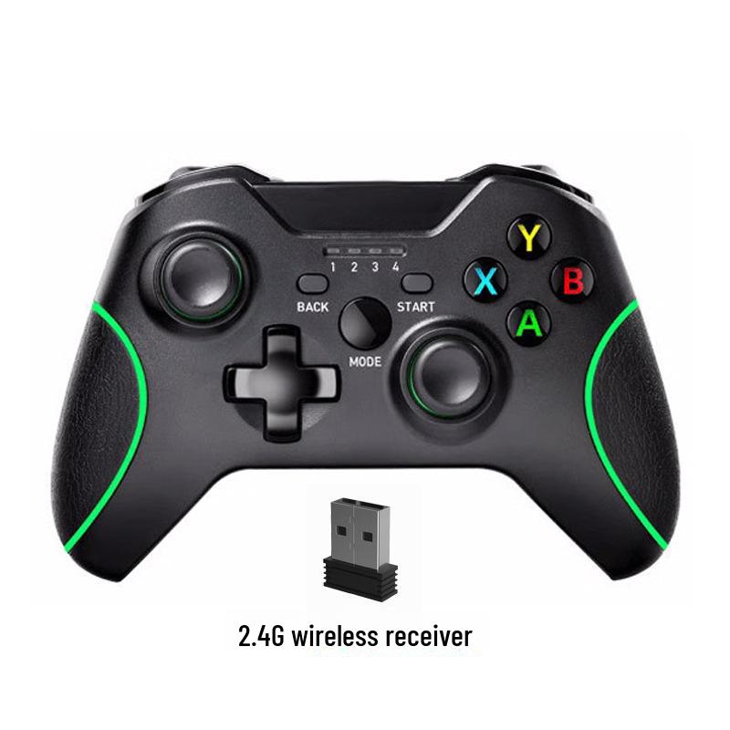 2,4G bezdrátový vibrační herní ovladač pro Smart TV, PC a Steam