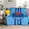 Nk Osijek Crest Design Blanket Suitable for Sofas, Beds, Offices, And Camping - Perfect Gift for Halloween Christmas