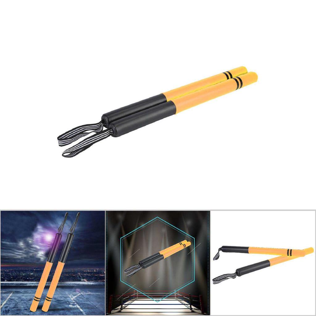 Boxing Stick Target Box Training Tool Fitness Equipment Combat Striking Sticks (Gold)