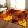 Maple Leaf Living Room Carpet Bedroom Dining Room Floor Mat Pattern Size