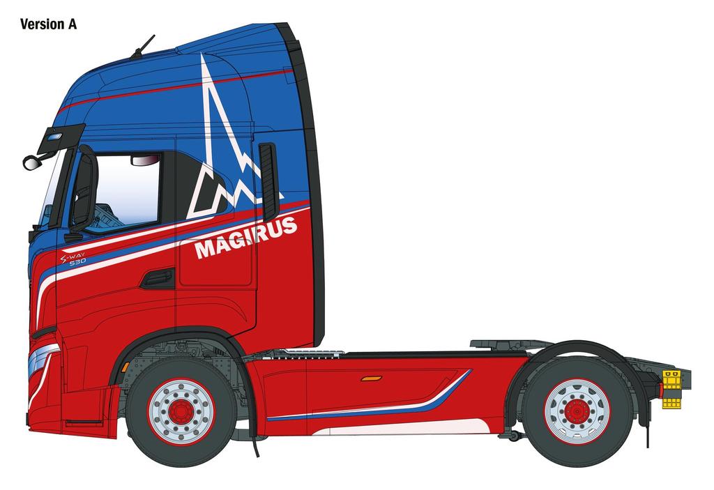 ITALERI Scale Iveco Plastic Model Truck IT3963 1/24 S-Way