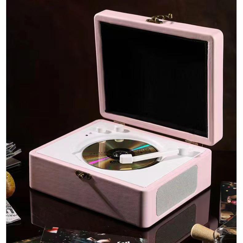 

Ретро-програвач компакт-дисків Bluetooth і стереодинамік - креативний подарунок