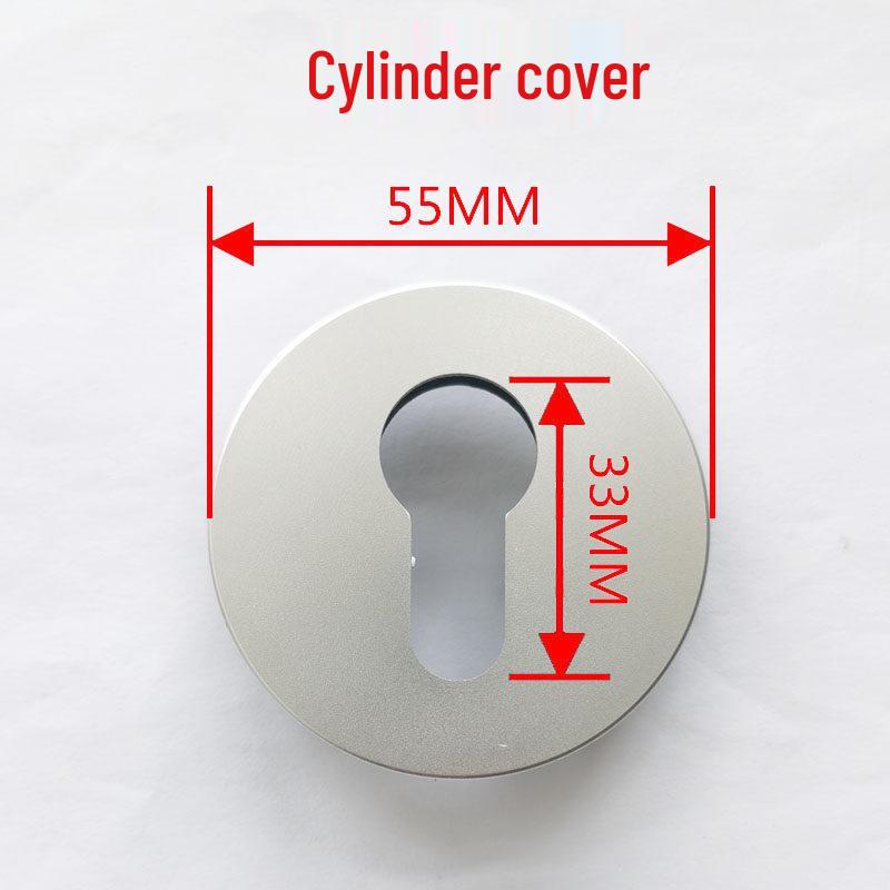 

Stainless Steel Cylinder and Handle Cover with Square Rod Screw 35-50mm Universal (Without Key)