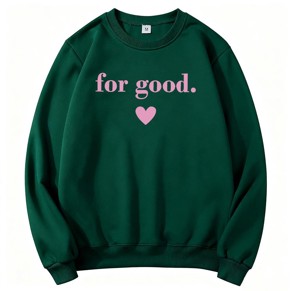 Zlý: pro Dobro Soundtrack Mikiny Cynthia Erivo Ariana Grande Pulovry Dlouhý Rukáv Kulatý Výstřih Dámské Oblečení Mikiny