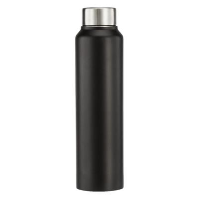 Vattenflaska i rostfritt stål | BIS-godkänd | 900ml (Matt Svart)