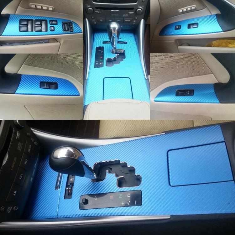 06-11 Lexus IS300 IS250 Interior Carbon Fiber Modification Sticker Film