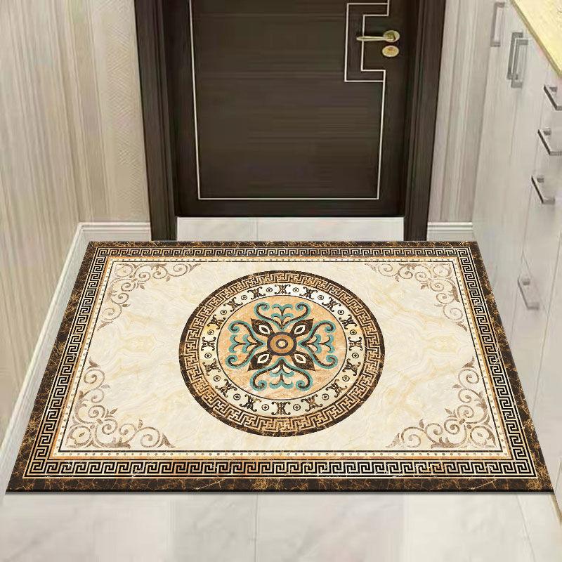 New Chinese Style Entrance Carpet  Living Room Carpet Corridor Floor Mat Household Anti Slip Can Be Cut