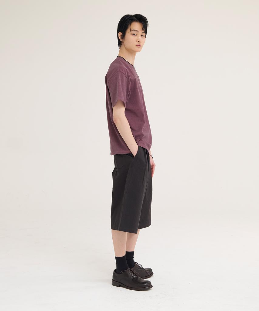 Akesi Harrison Bermuda Cotton Pants_Washed Black