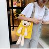 Cute Doll Canvas Bag Trendy High Capacity Small Tote Bag Bear Shoulder Bags