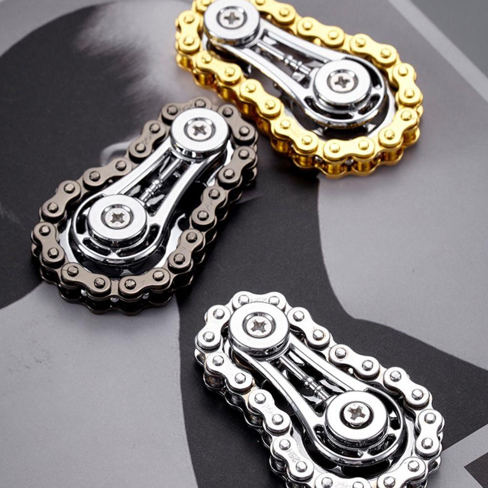 Gyroscope Hand Spinner Chain Gear Chains Gear Wheel Gear Chain Gyroscope  Classic Toys