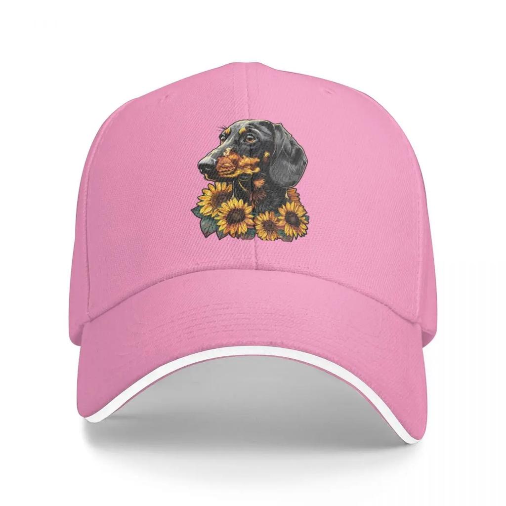 Dachshund Baseball Cap Fishing Caps Unisex Golf  Sun  Custom Girl'S Hats Unisex's