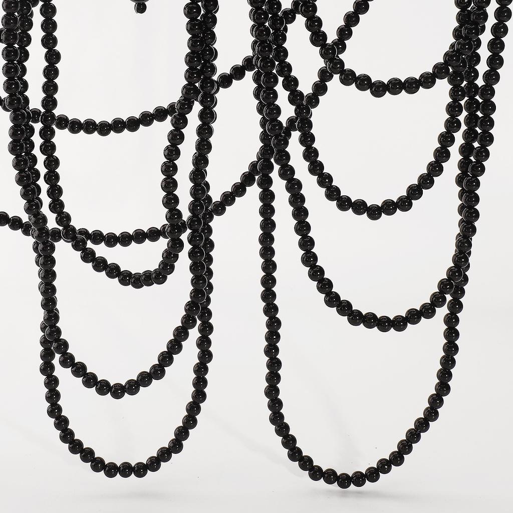 Fashion Tribal Style Hollow Woven Pearl Shawl Body Chain Retro Layered Exaggerated Sexy Body Chain All Match Women Jewelry
