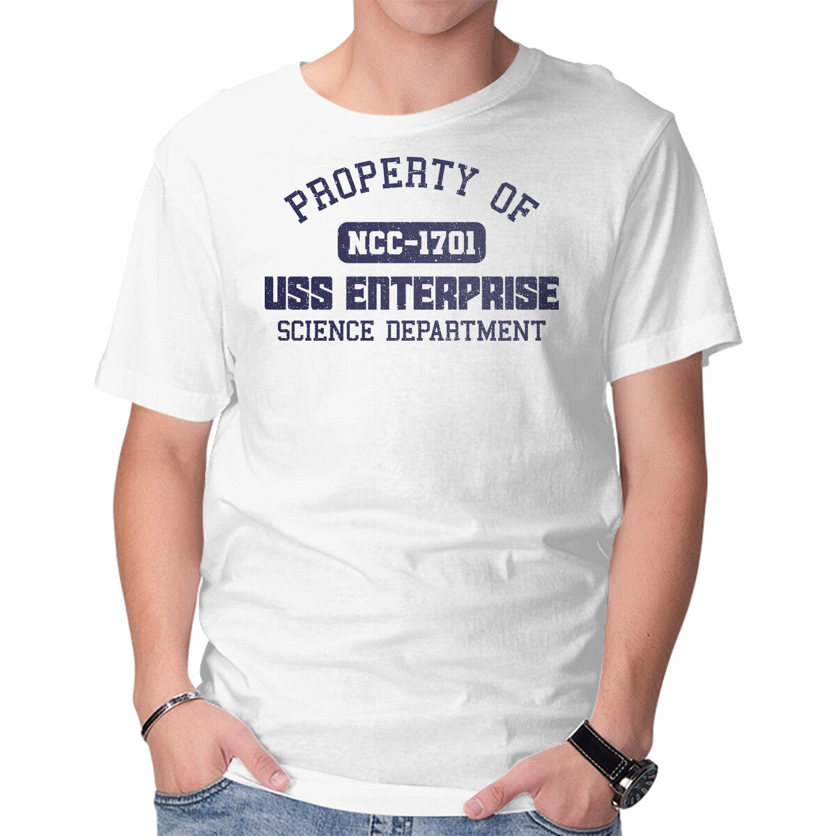Unisex Crew Neck T-Shirt Enterprise Science Department Graphic Short Sleeve Casual Tee XXXXL