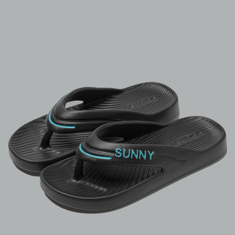 

Мягкая подошва ЭВА женские шлепанцы летние пляжные нескользящие тапочки Cloud женские мужские домашние толстые платформы клип носок шлепанцы для ванной комнаты 36-37 чёрный