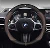 RTJF7 BMW M M2 M3 X1 X3 X4 X5 X7 E39 E46 E60 E70 E87 E90 F10 F15 F20 F25 F30 G05 G20 G30 Car Carbon Fiber Leather Steering Wheel Cover
