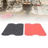 6pcs Fryer Silicone Liner Mats Anti High Temperature Easy To Clean for Microwave Oven Black Red