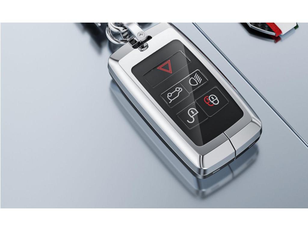 Metal Key Case for Land Rover Range Rover, Freelander, Discovery 5, Defender, Velar Cars.