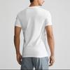 Calvin Klein Colorful Letter Jacquard Casual Round Neck Short Sleeve T-Shirt Men Tops Moonlight-White J323923-YAF