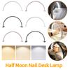 Half Moon Light for Nail Desk with 3 Color Modes LED Nail Light for Nail Tattoos Eyebrows Beauty