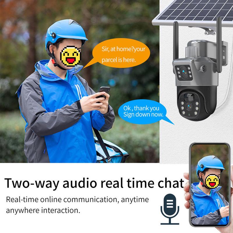 Eseecloud Dual Lens 4G Solar Outdoor Camera