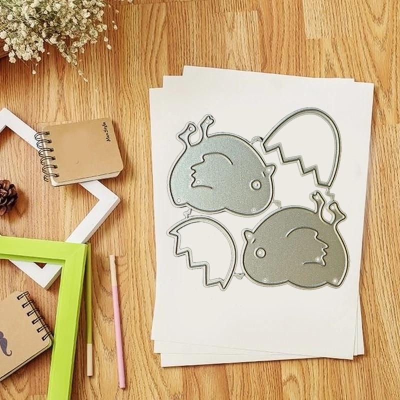 Metal DIY Embossing Moulds Cute Chick Embossing Stencil Cutting Dies for Album Paper Card Making Scrapbooking Durable