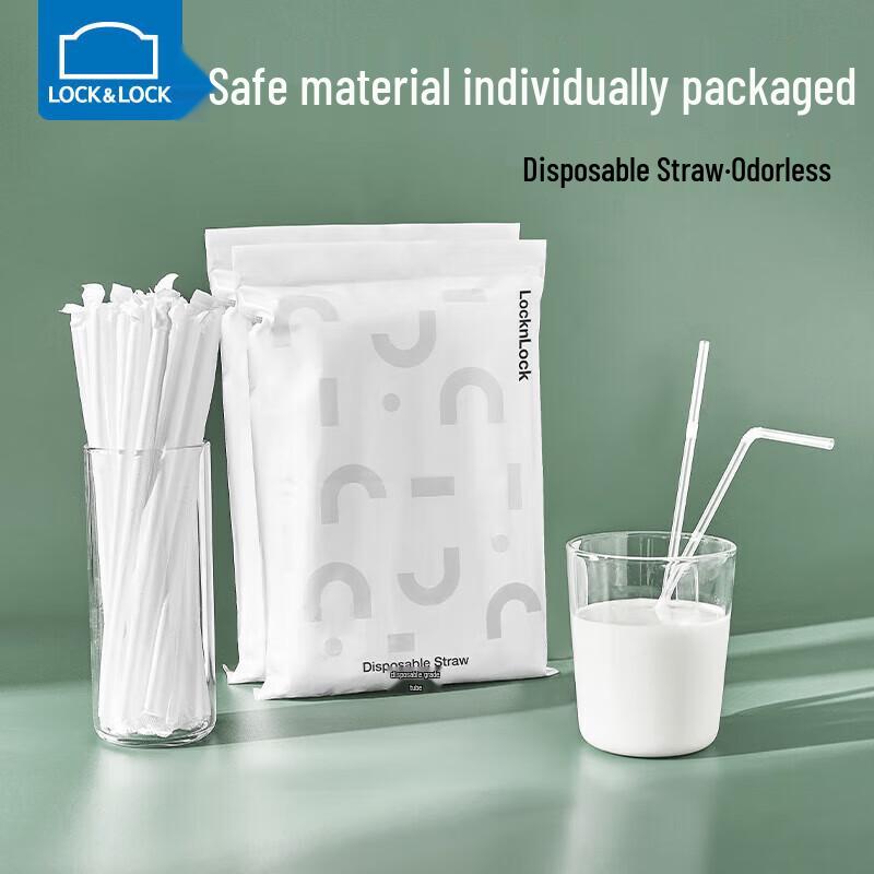 

Meliya Disposable Bendable Plastic Straws