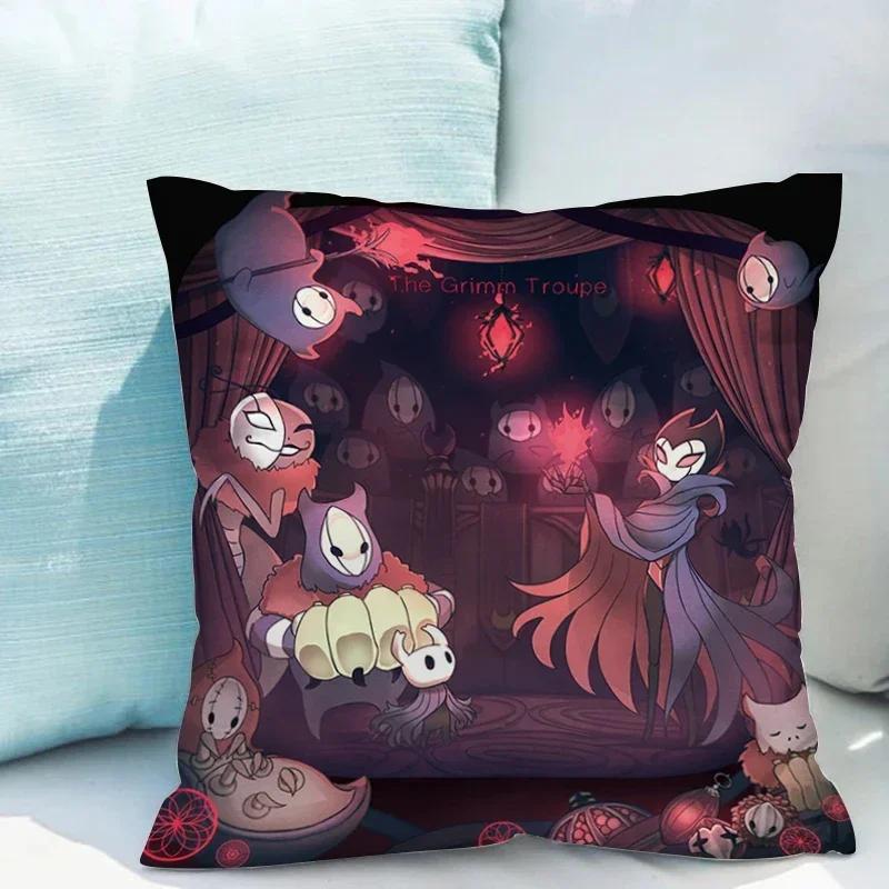 Decorative Pillowcase X Hollow Knight Cushions Home Decor Double-sided Printing Pillow Cases Cushion Cover X Short Plush