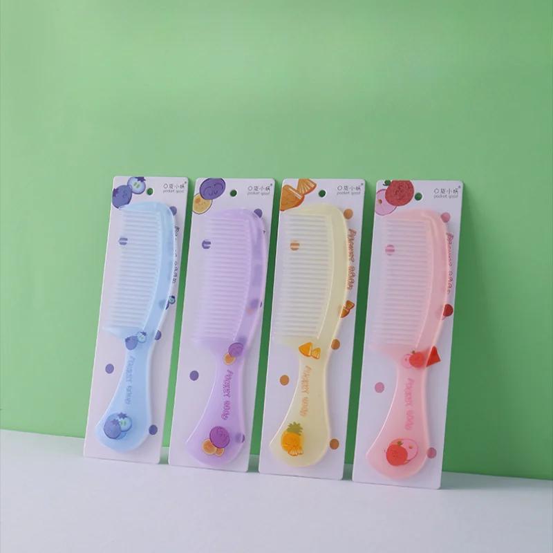Cute  Hairdressing Comb Anti-static Pointed Tail Comb for Girls Strawberry Fruit Hair Comb