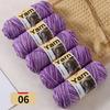 500g Gradient Dyed Colorful Yarn, Rainbow Yarn with Multiple Colors,