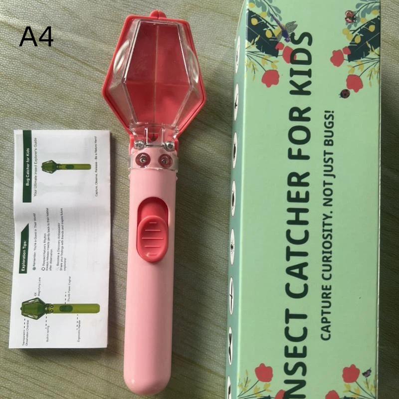 1 Stück Komfortabler Griff Multifunktional Tragbar Insektenfänger Sicherer Freigabemechanismus Drucktyp Handheld Insektenfalle Garten Zubehör