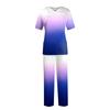 Frauen Kurzarm V-ausschnitt Tops + Hosen Arbeits Set Anzug Lose Beiläufige Kurzarm T Shirts Top Und Lange Hosen trainingsanzug