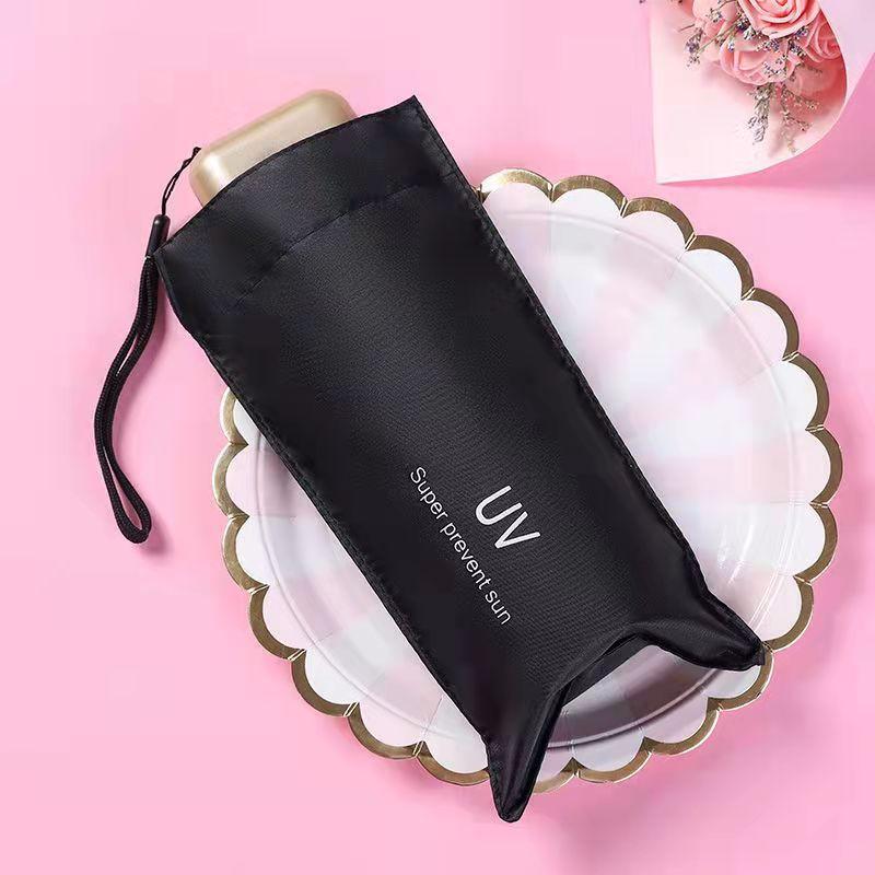 Ультралегкий Мини Солнцезащитный Зонт Защита от УФ Лучей Водонепроницаемый Портативный Дождевой и Дождевой Зонт-Капсула KTB