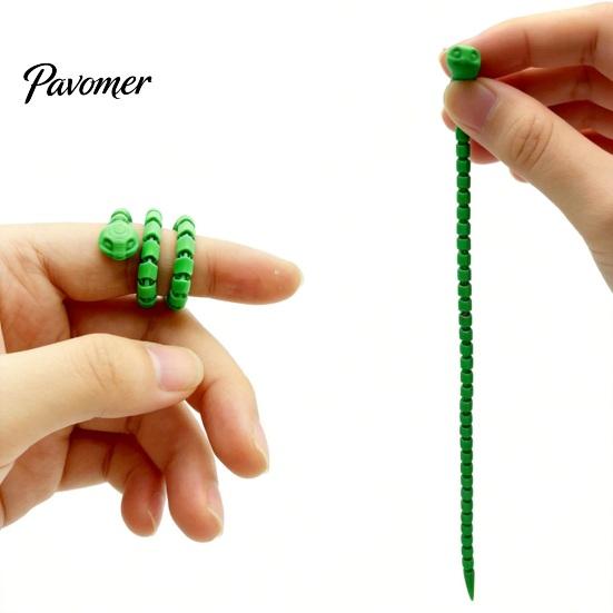 Articulated Snake Figurine 1/3/5Pcs 3D Printed Simulated Toy, Movable Joints Stress Relief Toy for Desktop Decor, Fidget