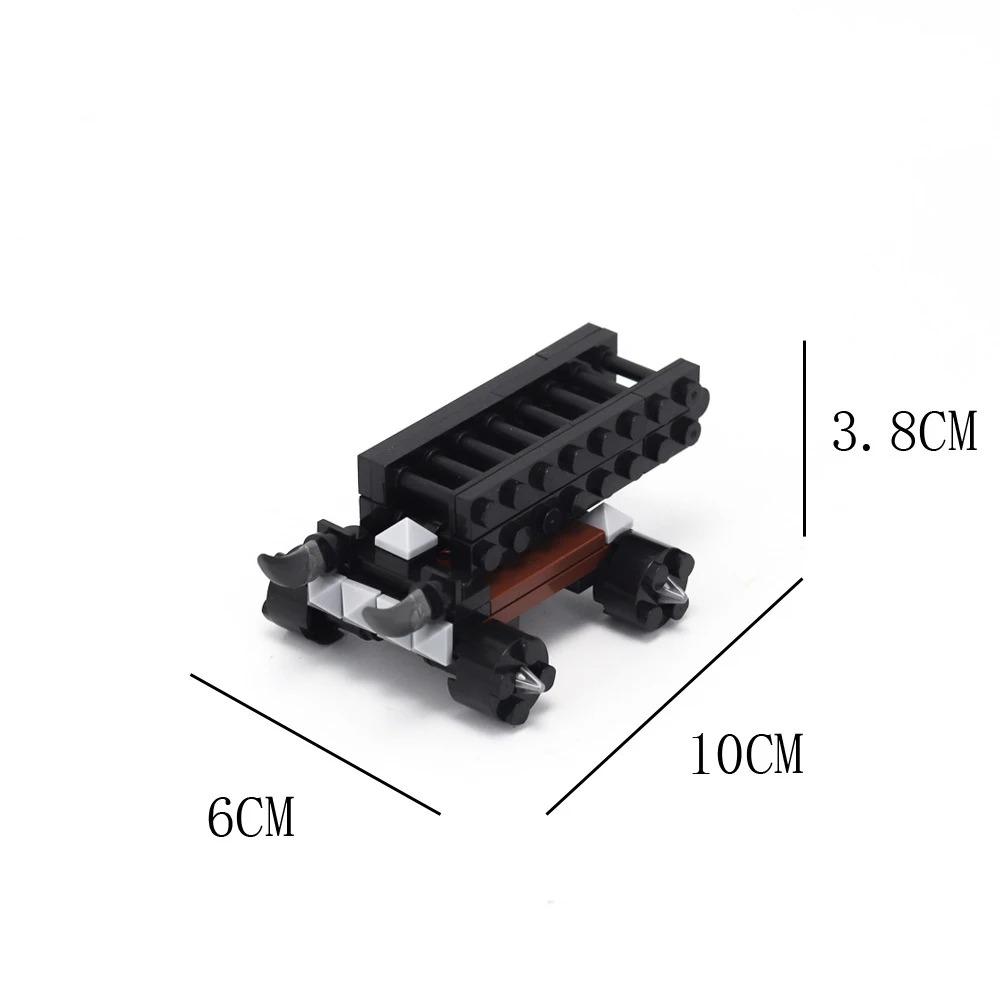 MOC Siege Model Crossbow Model Medieval Weapons Building Block Chariots Siege Engines Bricks Parts Accessories DIY Gifts