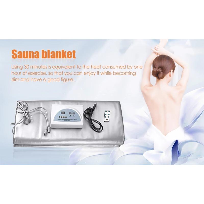 Home Spa & Beauty Salon FIR Sauna Blanket - Professional Waterproof Slimming Heating Weight Loss