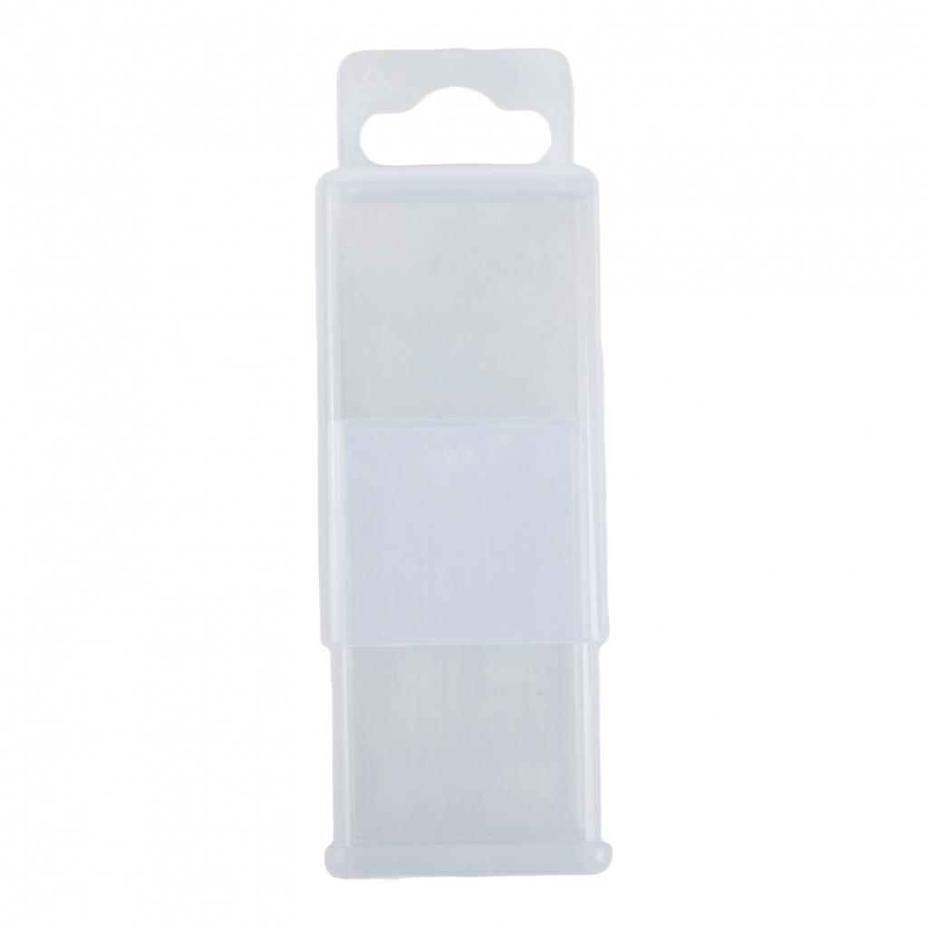 Rectangular Transparent Tool Box with Telescopic Feature for Drill Bit Storage