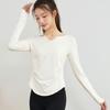 Women's V-Neck Long-Sleeve Quick-Dry Yoga Top