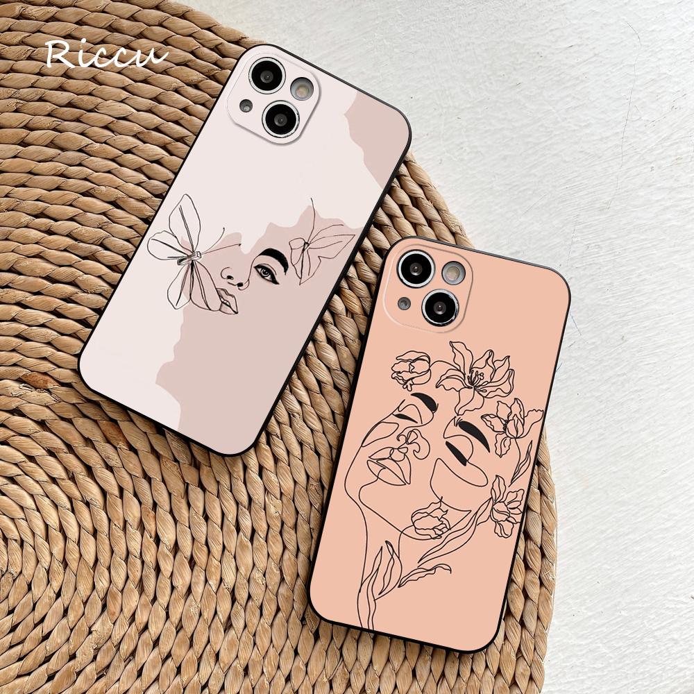 FOR IPhone 14 Beautiful Body Line Art Soft Case for Iphone 14 11 12Pro 8 7 Plus X 13Pro MAX SE2020 XR XS Covers
