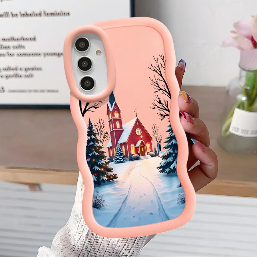 

Winter Snow Merry Christmas Soft Phone Cover Case for Samsung Galaxy A14 A13 A11 A15 A52 A12 A21s A16 A04 A05 A06 A03 A53 A33 Galaxy A16
