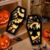 Halloweens Coffin Silicone Mould for Lanterns Candle and Craft With Detailed Engraving