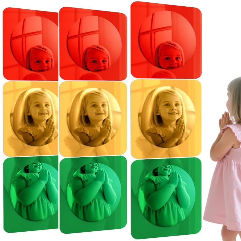 Pack of 3 Perceptual Bubble Reflectors for Perceptual C type Cognitive Development in Kids