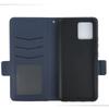 Flip Case for Motorola Moto G72, Wallet Thin Magnet, Navy Blue
