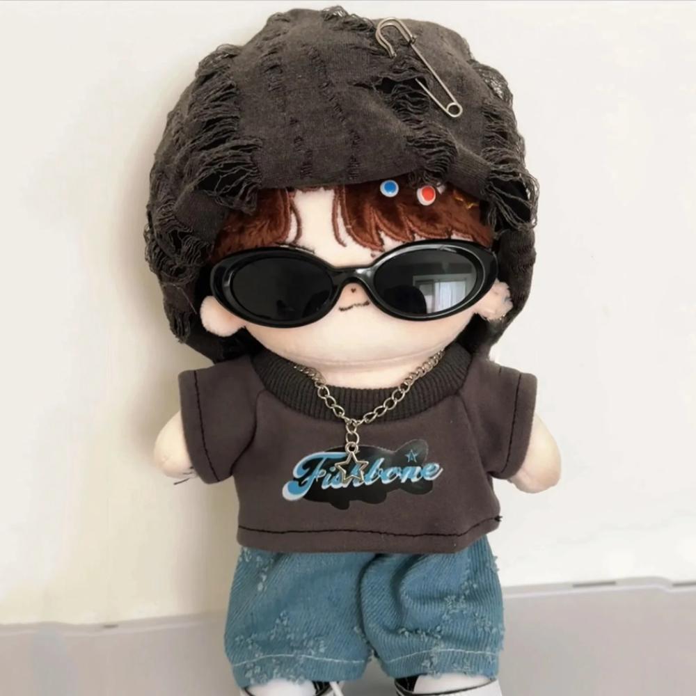 1 set Pants Cotton Doll's Clothes Hat Plush Doll Clothes 20cm Cotton Doll Clothes  Children's Gift