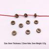 Tibetan Silver Flower Spacer Beads - 100pcs DIY Jewelry Accessories for Bracelets & Necklaces