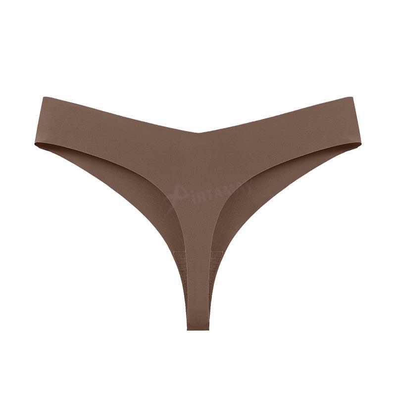 Cross-Border European & American Seamless Yoga Thong: Breathable, Sexy, Plus Size Women's Sports Panties