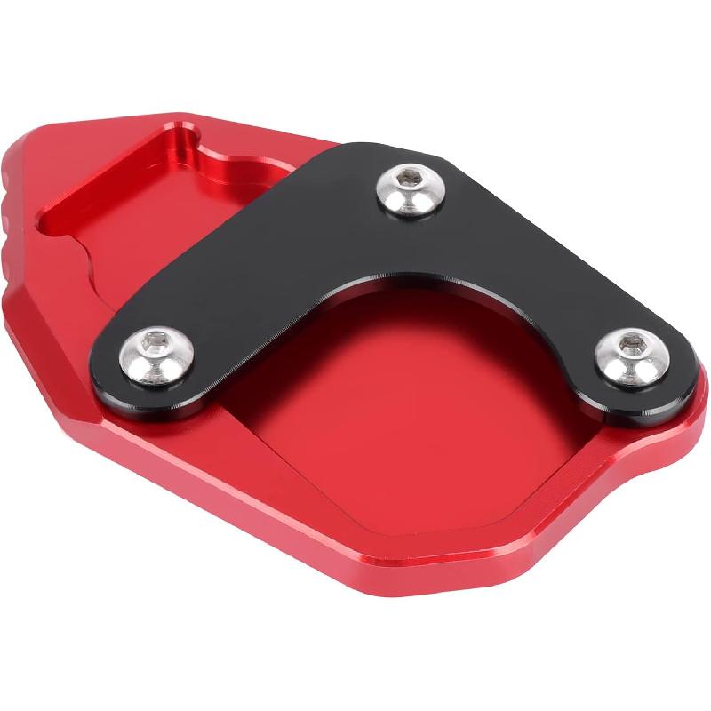 Worldmotop Motorcycle Kickstand Pad Extension Pad Replacement for Honda CRF300L CRF300 L Rally 2021 2022 Extender Side Stand Plate Pad(Black)