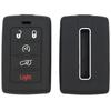 Silikon-Schlüsselhülle für Dodge Wrangler & Jeep Commander (5-Taste)